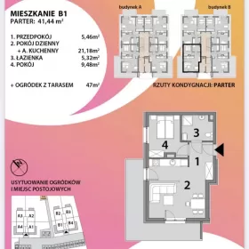 Sprzedam wykończone mieszkanie wysoki standard 41,44m2