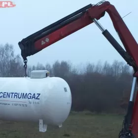 zbiornik na gaz propan 2700, 4850, 6400, montaż