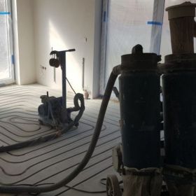 Ogrzewanie podłogowe frezowanie z montażem