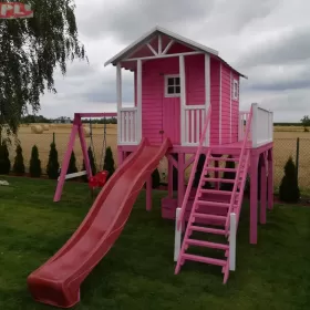 Plac zabaw domek ślizg Domek Ola Producent