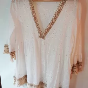 Tunika bluzka Boho Frędzle MIHOS nade in italy