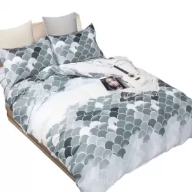 Designerska pościel 200x220 z satyny bawełnianej - komplet
