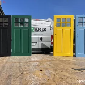 Drzwi drewniane AMERYKAŃSKIE KRIS zewnętrzne NA WYMIAR ,Klam