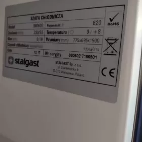 Szafa chłodnicza Stalgast 620l