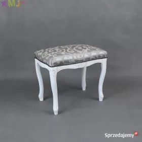Stylowa tapicerowana pufa do toaletki