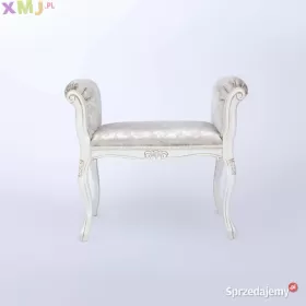 Stylowa pufa z podłokietnikami