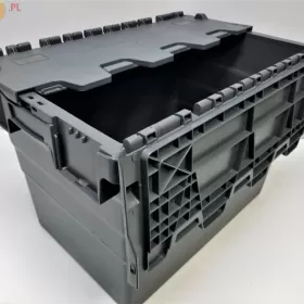 Pojemnik Transportowy Magazynowy Kurierski Skrzynka Kosz-60x40x32cm