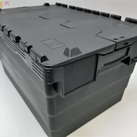 Pojemnik Transportowy Magazynowy Kurierski Skrzynka Kosz-60x40x32cm