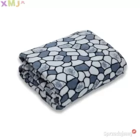 Koc 160x200cm Baxi mikrofibra puszysty miękki wzory Bed&You
