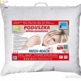 Poduszka 70x80 Mack antyalergiczna w walizce kulka silikon
