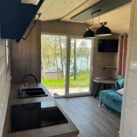 Willa Nowy Domek Letniskowy Mobilny 30 m2  las jezioro plaża