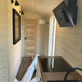 Willa Nowy Domek Letniskowy Mobilny 30 m2  las jezioro plaża