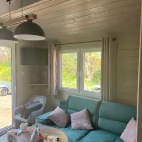 Willa Nowy Domek Letniskowy Mobilny 30 m2  las jezioro plaża