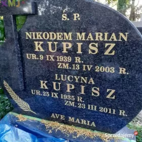 Odnawianie liter nagrobnych, sprzątanie, podnoszenie grobów