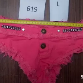 Szorty Spodenki Damskie Seksowne Krótkie Skąpe S M L