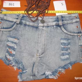 Szorty Spodenki Seksowne Lato Jeans Dżins Krótkie S M L XL