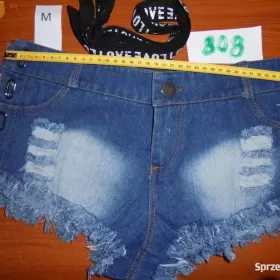 SZORTY SPODENKI SKĄPE DAMSKIE BERMUDY BIODRÓWKI SEXY S M L