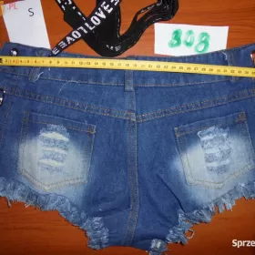 SZORTY SPODENKI SKĄPE DAMSKIE BERMUDY BIODRÓWKI SEXY S M L