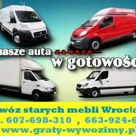Wywóz,utylizacja starych mebli Wrocław