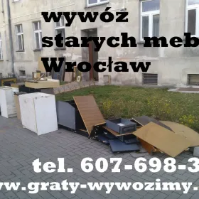 Utylizacja,wywóz starych mebli Wrocław.Opróżnianie mieszkań,piwnic.