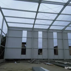 Hala 650 m2 stalowa magazyn warsztat konstrukcja SKSYSTEM