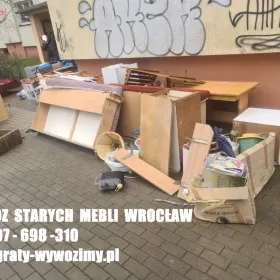 Wywóz,utylizacja starych mebli,wersalek,meblościanek Wrocław.