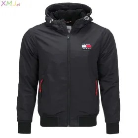 Tommy Hilfiger kurtka męska czarna przejsciowa Wiosna Kolekcja 2025 Nowość!!