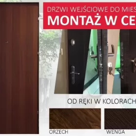 DRZWI wejściowe do mieszkania w bloku z montażem! PRODUKT POLSKI!