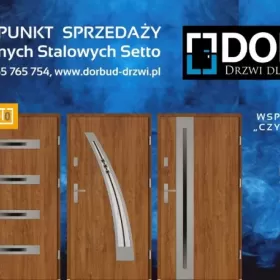 Drzwi zewnętrzne stalowe marki SETTO.