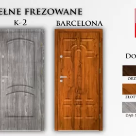 Drzwi wejściowe wewnątrzklatkowe do mieszkania w bloku