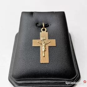 Złoty krzyżyk pr333 1,14g. GKŻ