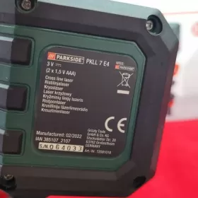 Nieużywany laser krzyżowy Parkside PKLL 7 E4