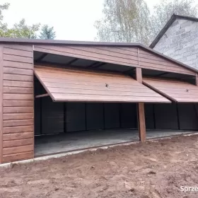 Garaze Blaszane Garaż Blaszany Dtewnopodobny poziomy Okucia