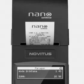 Kasa fiskalna Novitus NANO online - dojazd, fiskalizacja 0zł