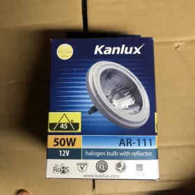 Kanlux Żarówka Halogen Ar111 50W G53 Srebrny (AR111 50W 12V)