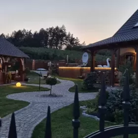 Domek z basenem,sauna i bania wysoki standard Kaszuby