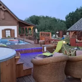 Domek z basenem,sauna i bania wysoki standard Kaszuby