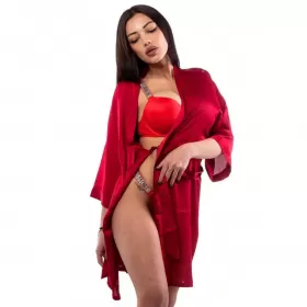 Szlafrok Victoria's Secret w pudełko oraz torebkę VS
