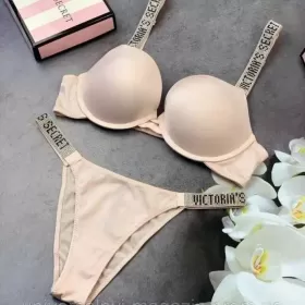Bieliznę Victoria Secret Stanik i Majtki Komplet