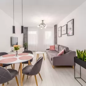 Apartament Pudrowy  6 osobowy,z miejscem parkingowym w garażu. Wczasy