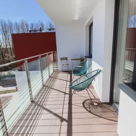 Apartament Pudrowy  6 osobowy,z miejscem parkingowym w garażu. Wczasy