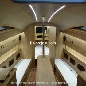 Zabudowa jachtu budowa stolarka motorówka żaglówka houseboat jacht