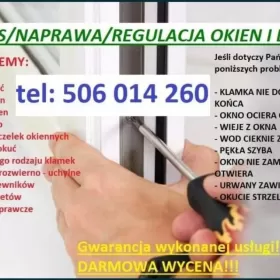 Naprawa Okien/Warszawa/Serwis Okien/Regulacja Okien