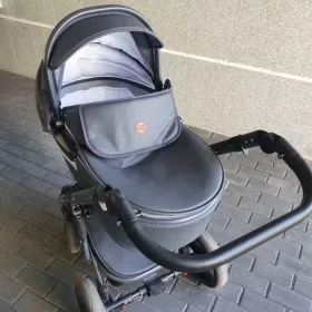Wózek dziecięcy wielofunkcyjny Coto Baby Quara Dark Grey 3w1