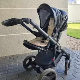 Wózek dziecięcy wielofunkcyjny Coto Baby Quara Dark Grey 3w1