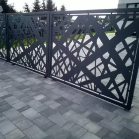 Brama z furtką kpl. ocynk + ral skrzydłowa wypalana Producent Promocja