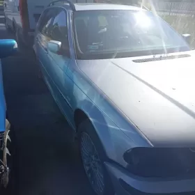 2x BMW e46 na części lub w całości bez silnika i osprzętu