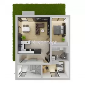 Wizualizacje 3D, arch-bud, wnętrza, rzuty 3D, karty lokali, DWG, DXF