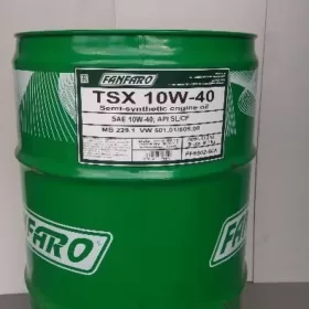 Olej silnikowy niemiecki Fanfaro TSX 10w40 60l