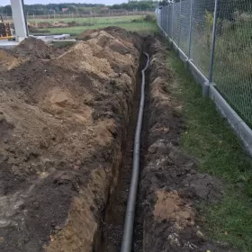 Minikoparka usługi, koparka, przyłącza, wykopy